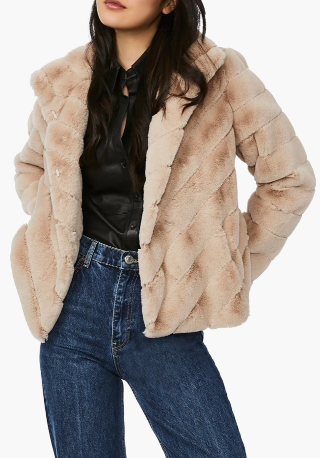 Bernardo faux fur coat hotsell