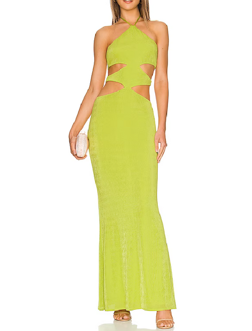 Meshki ANNA Flare Sleeve Knit Dress – Clutch