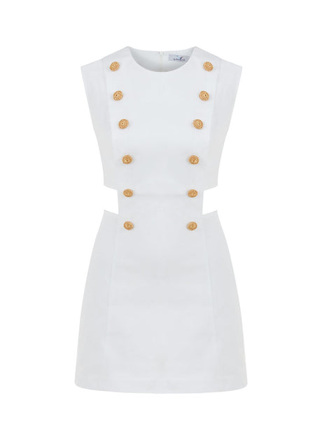 harper blue dress white lotus Sasha Therese