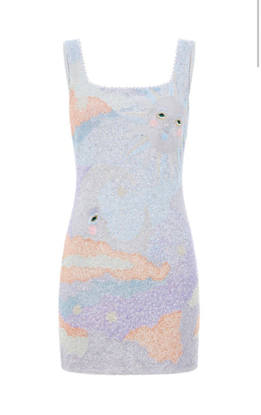 clio peppiatt glitter mini dress Clio Peppiatt Lucina at Dusk Dress – Clutch